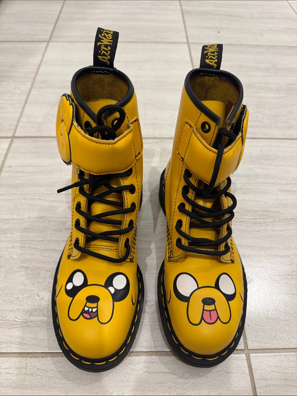 Dr. Martens Lace Up Boots Jake The Dog Collab
